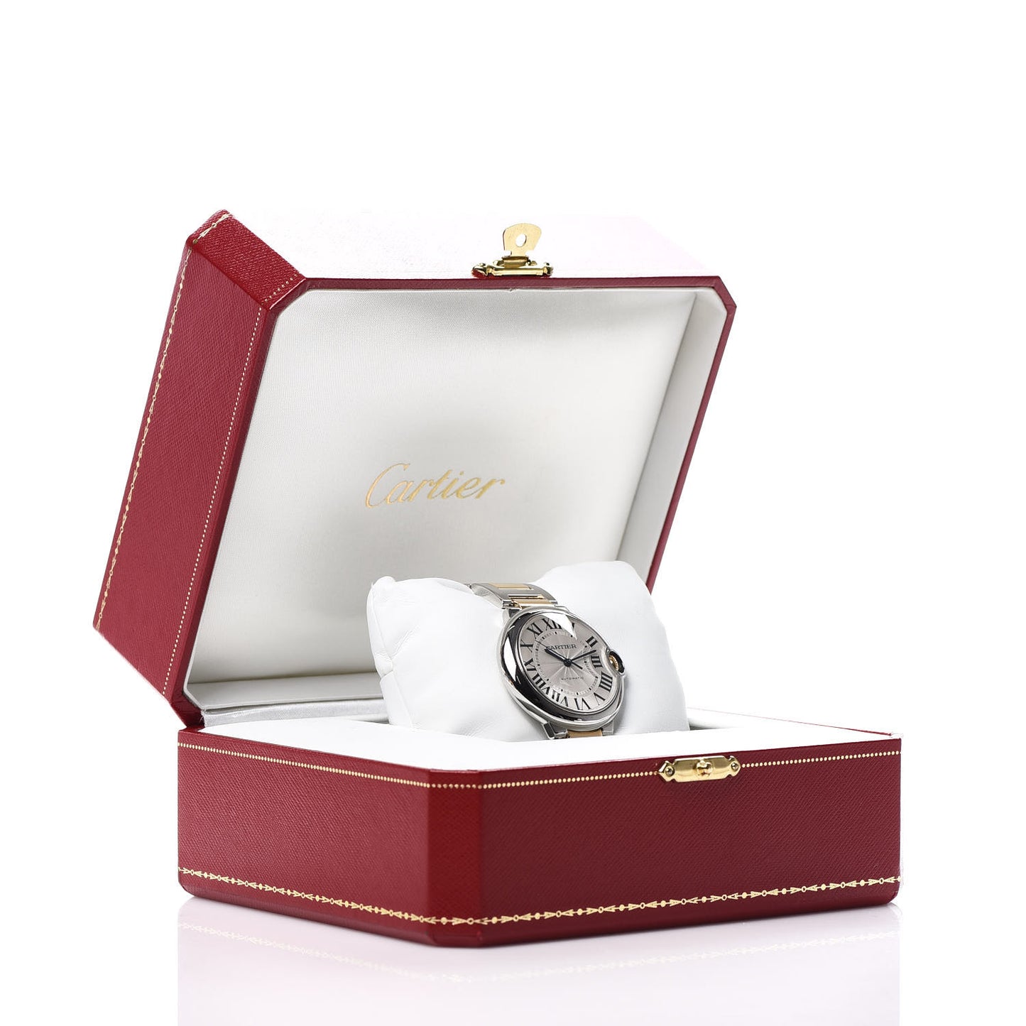 Stainless Steel 18K Yellow Gold 36mm Ballon Bleu De Automatic Watch