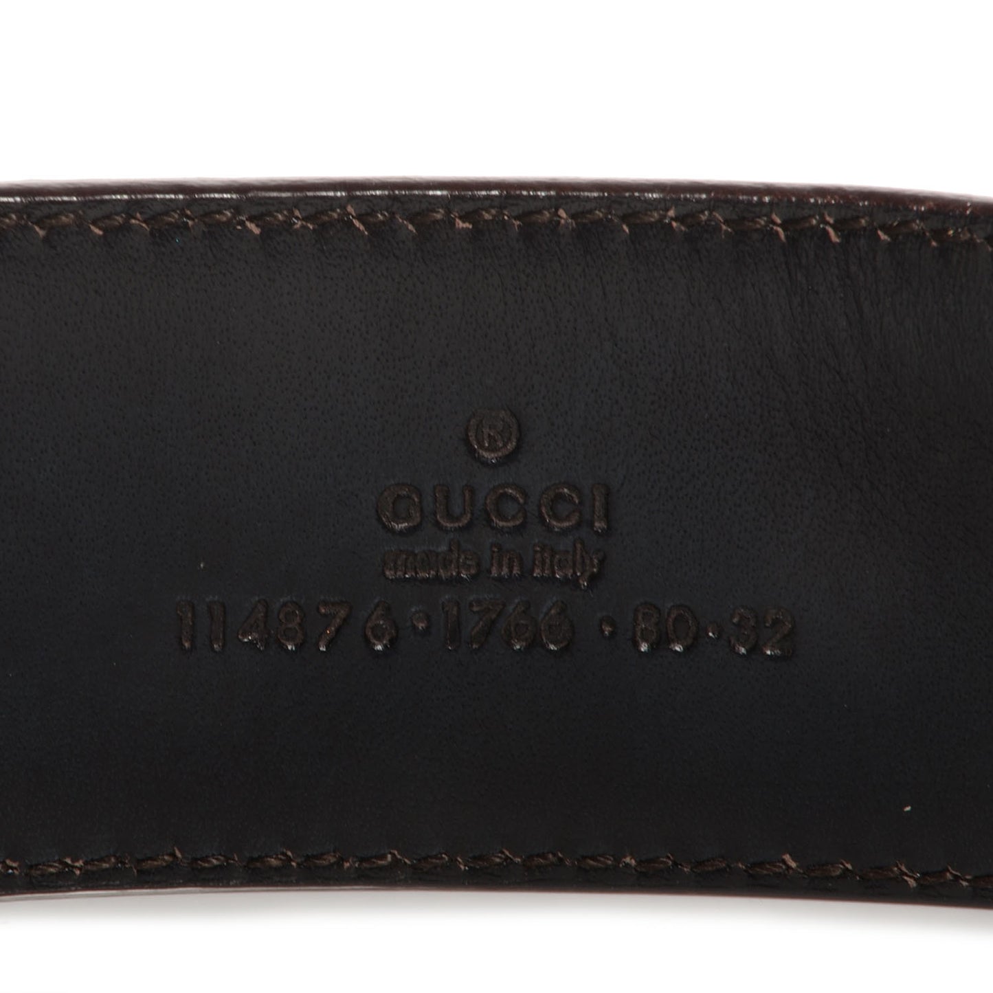 Monogram GG Belt 80 32 Brown