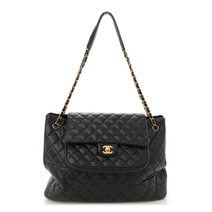 Chanel Caviar Quilted Flap Tote Black 1 of 13