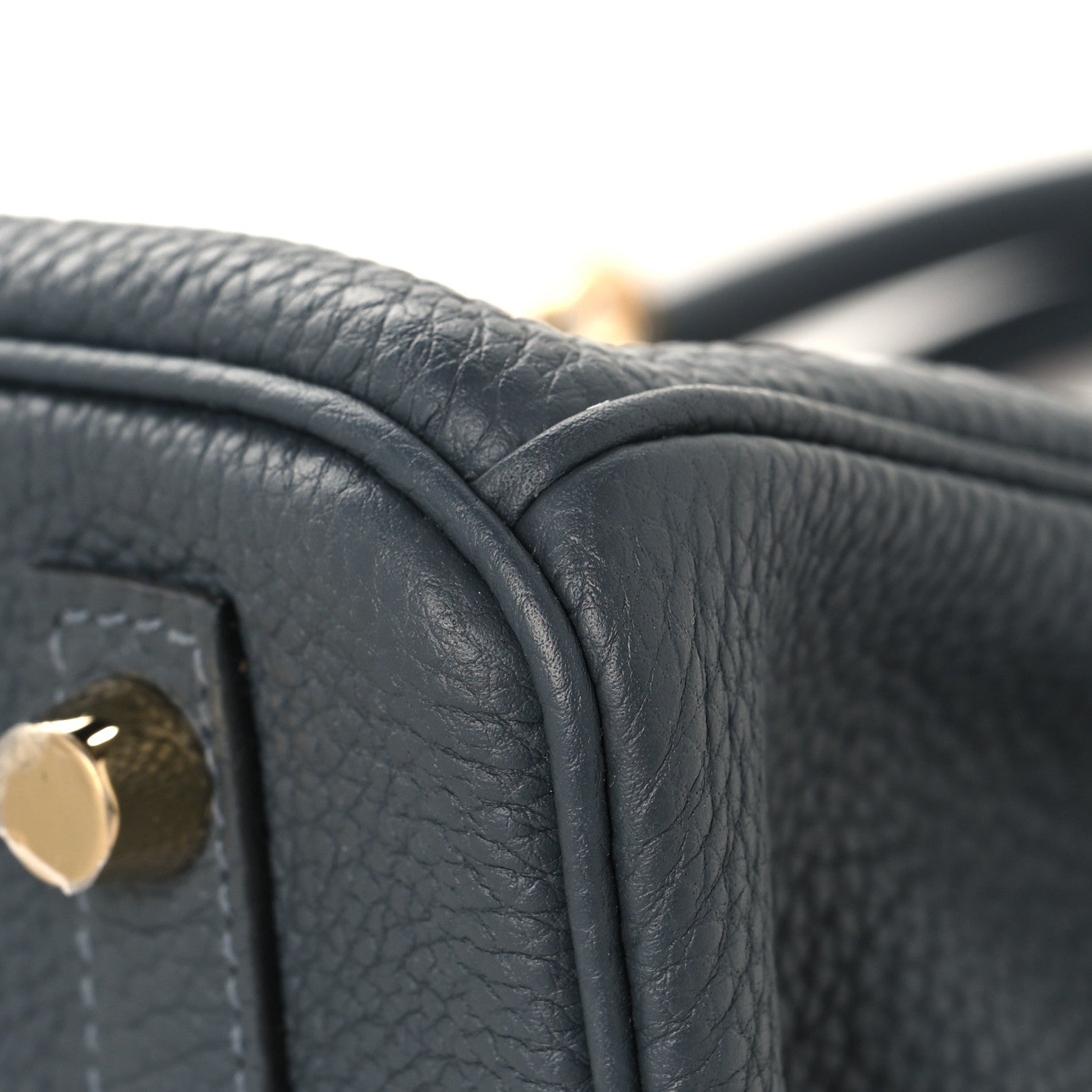 Hermes Togo Birkin 25 Gris Misty 9 of 12