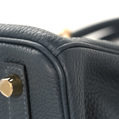 Hermes Togo Birkin 25 Gris Misty 9 of 12