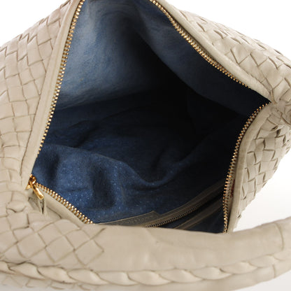 Bottega Veneta Nappa Intrecciato Medium Veneta Hobo Cream 5 of 8