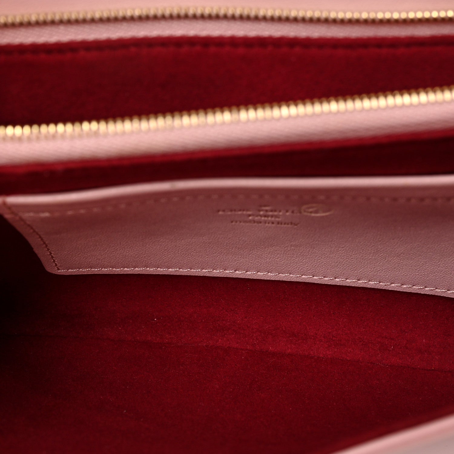 Louis Vuitton Lambskin Embossed Monogram Pochette Coussin Rose 4 of 7