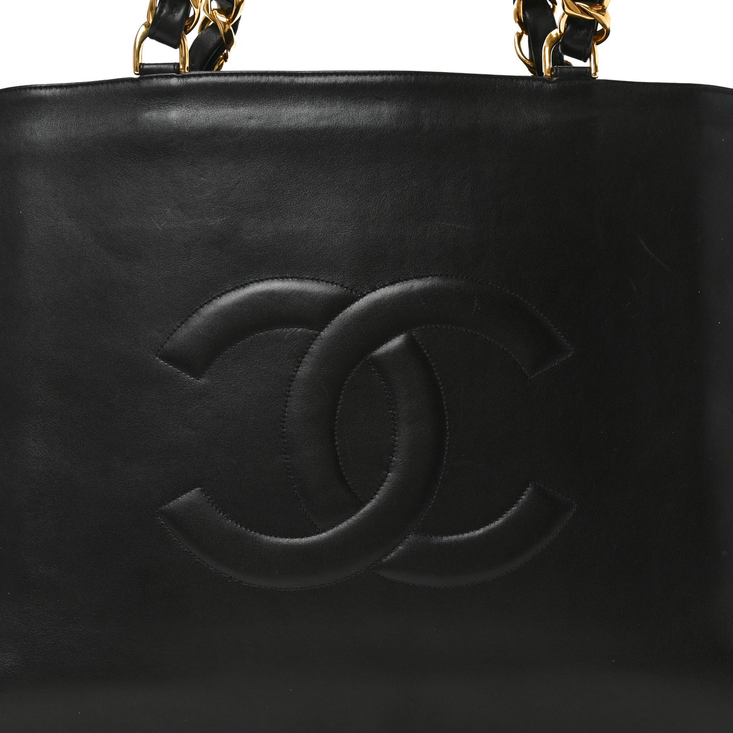 Lambskin CC Tote Black
