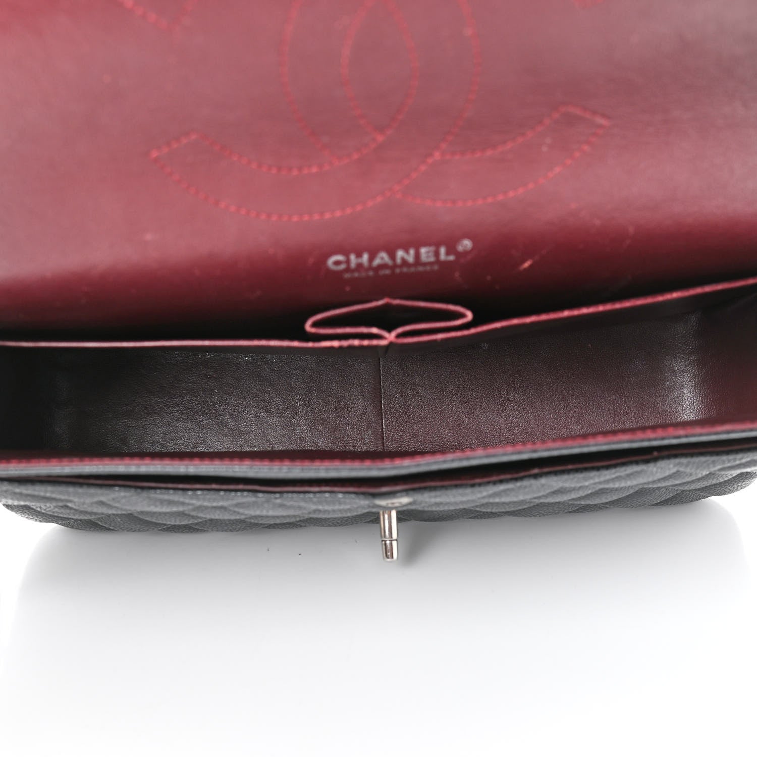 Chanel Caviar Quilted Jumbo Double Flap Black 5 of 18