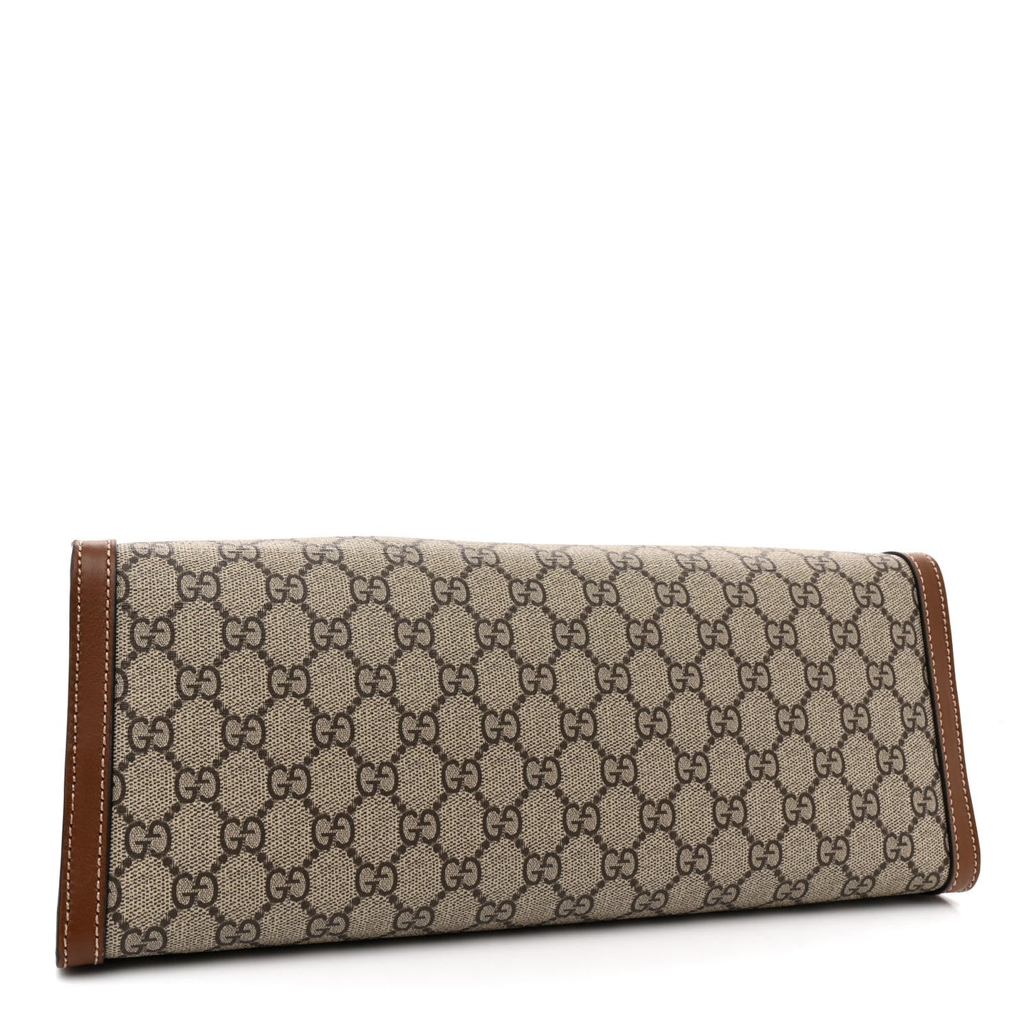 GG Supreme Monogram Medium Padlock Tote Beige Cuir