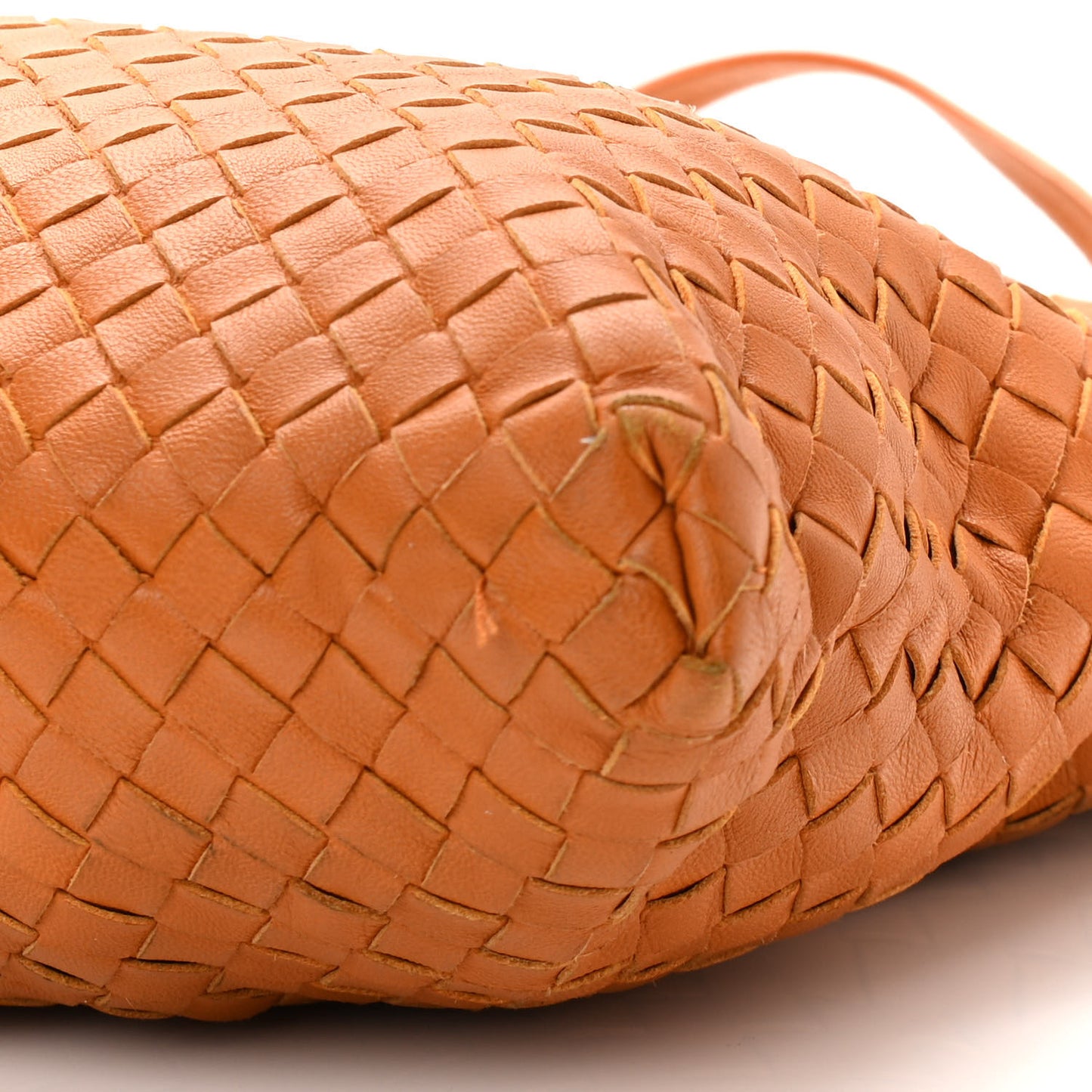 Nappa Intrecciato Fold Over Tote Topaz
