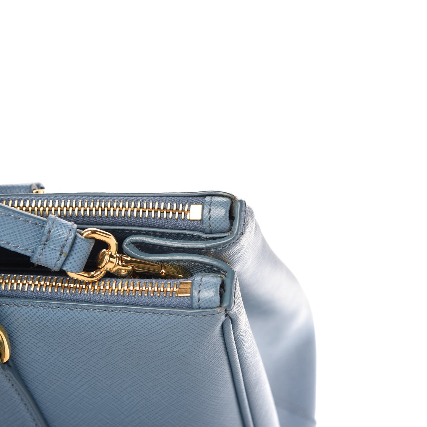 Saffiano Medium Galleria Double Zip Tote Aviazione