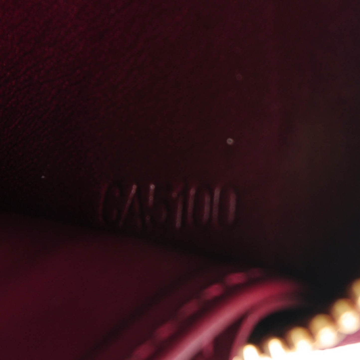 Vernis Leopard Zippy Wallet Rouge Fauviste