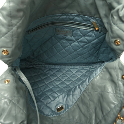Chanel Shiny Calfskin Quilted Chanel 22 Grey 6 of 12