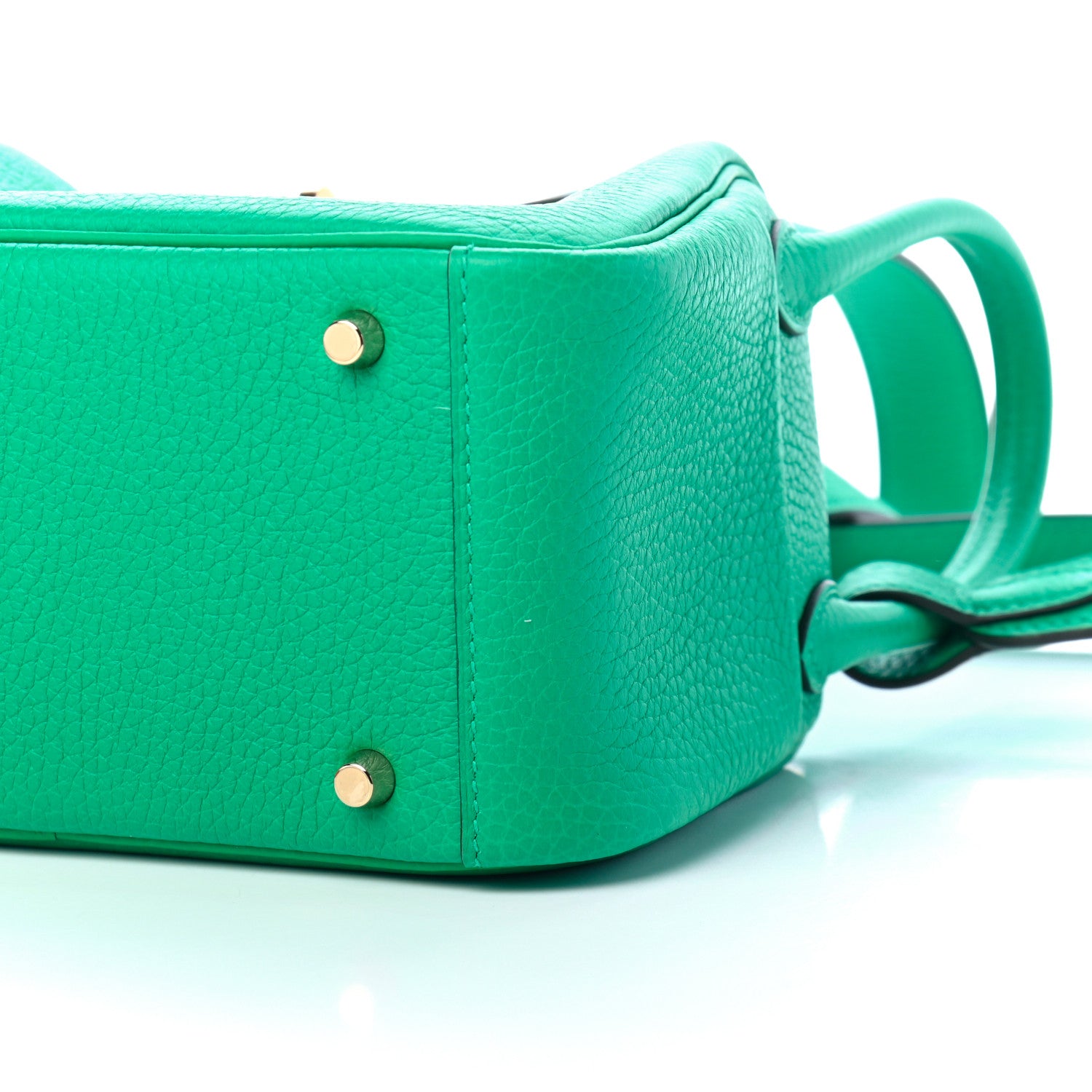 Hermes Taurillon Clemence Mini Lindy 20 Menthe 8 of 8