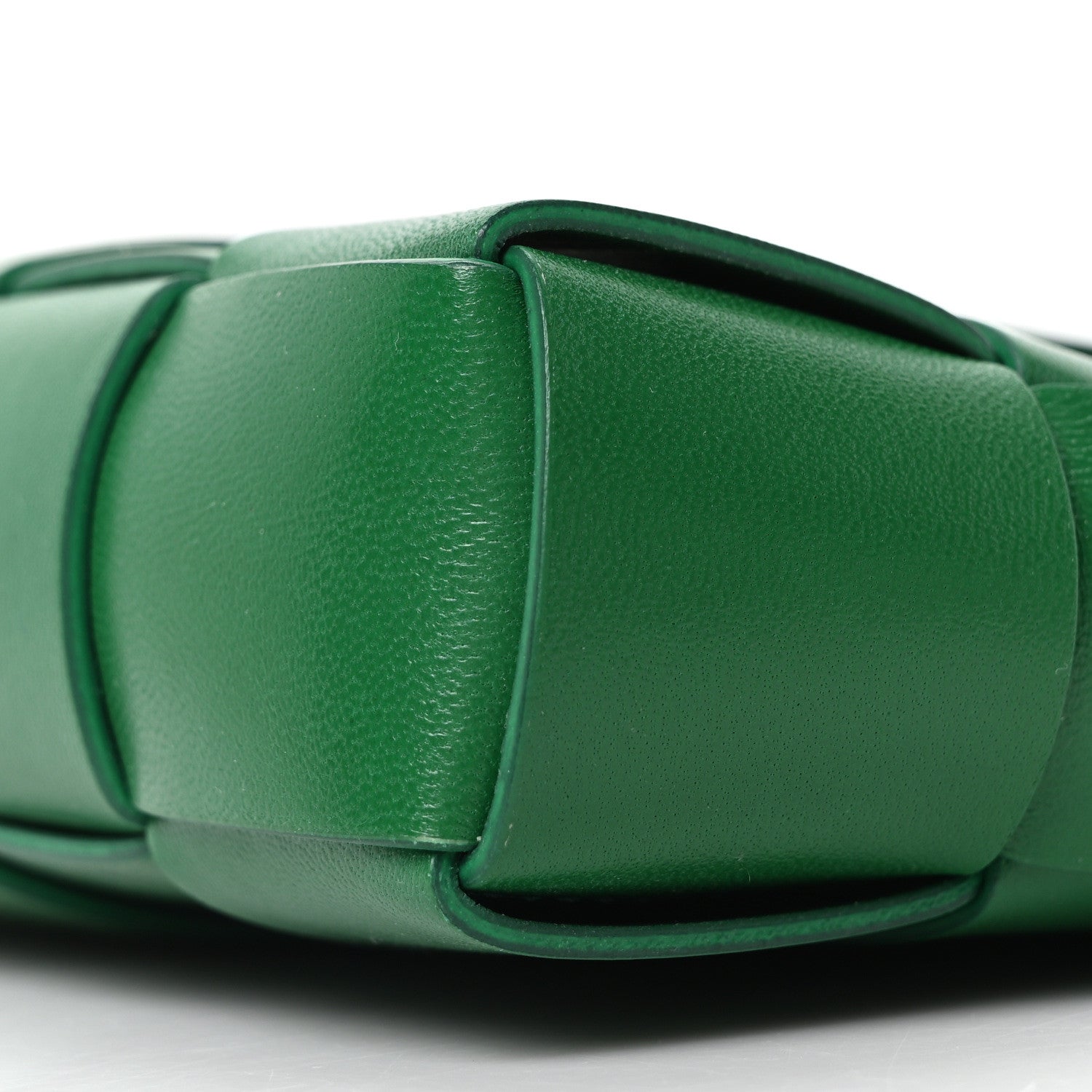 Bottega Veneta Nappa Intrecciato The Snap Clutch Racing Green 9 of 9