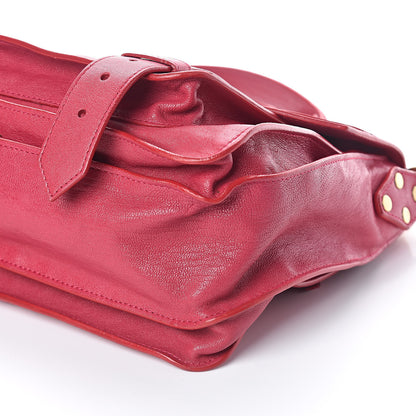 Proenza Schouler Lambskin Medium PS1 Satchel Raspberry 9 of 9