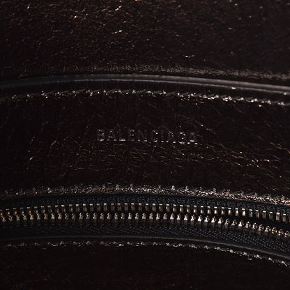 Balenciaga Textured Patent XXS Everyday Tote Oyster Gunmetal 6 of 8