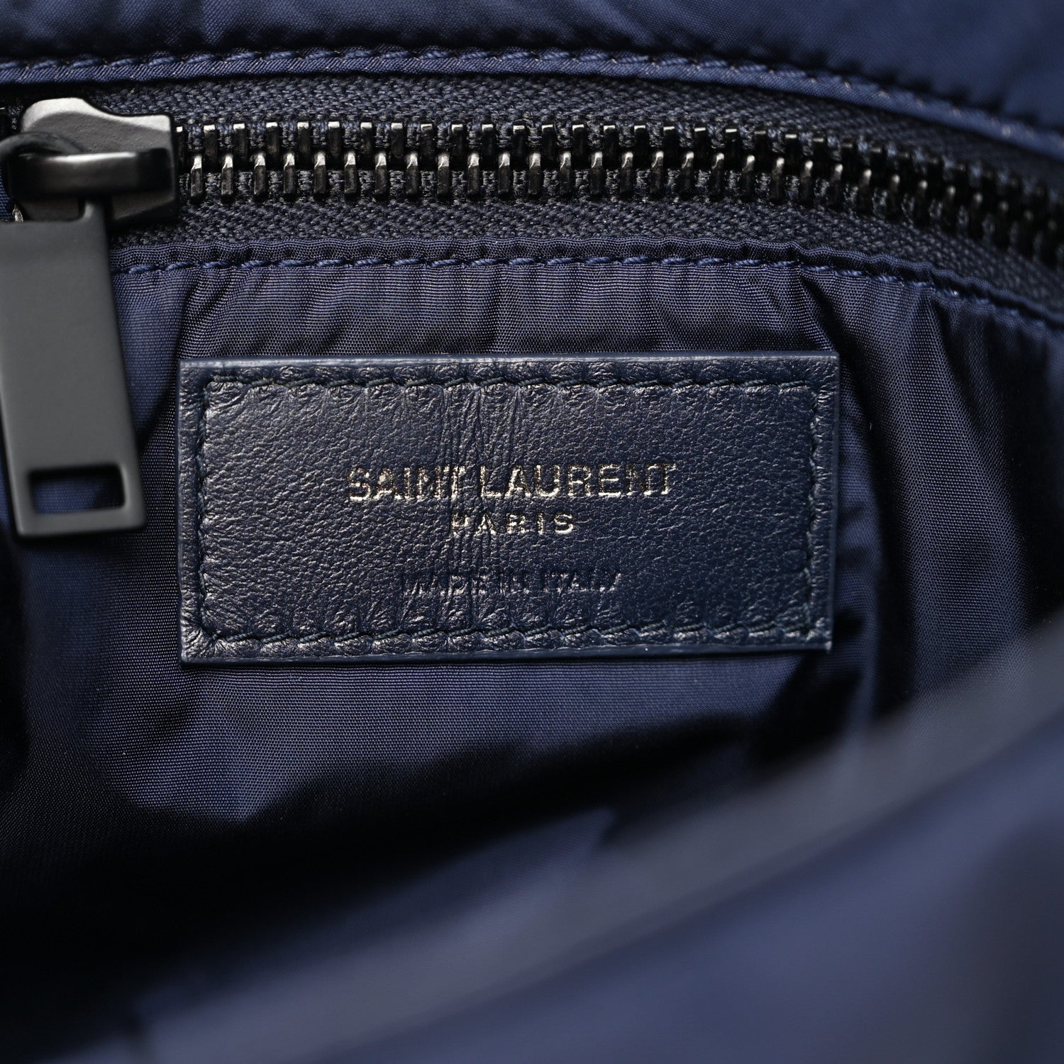Saint Laurent Econyl Nylon Le 5 A 7 Hobo Navy 6 of 11