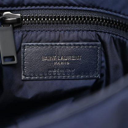 Saint Laurent Econyl Nylon Le 5 A 7 Hobo Navy 6 of 11