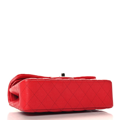 Chanel Caviar Quilted Small Double Flap Red 4 of 10