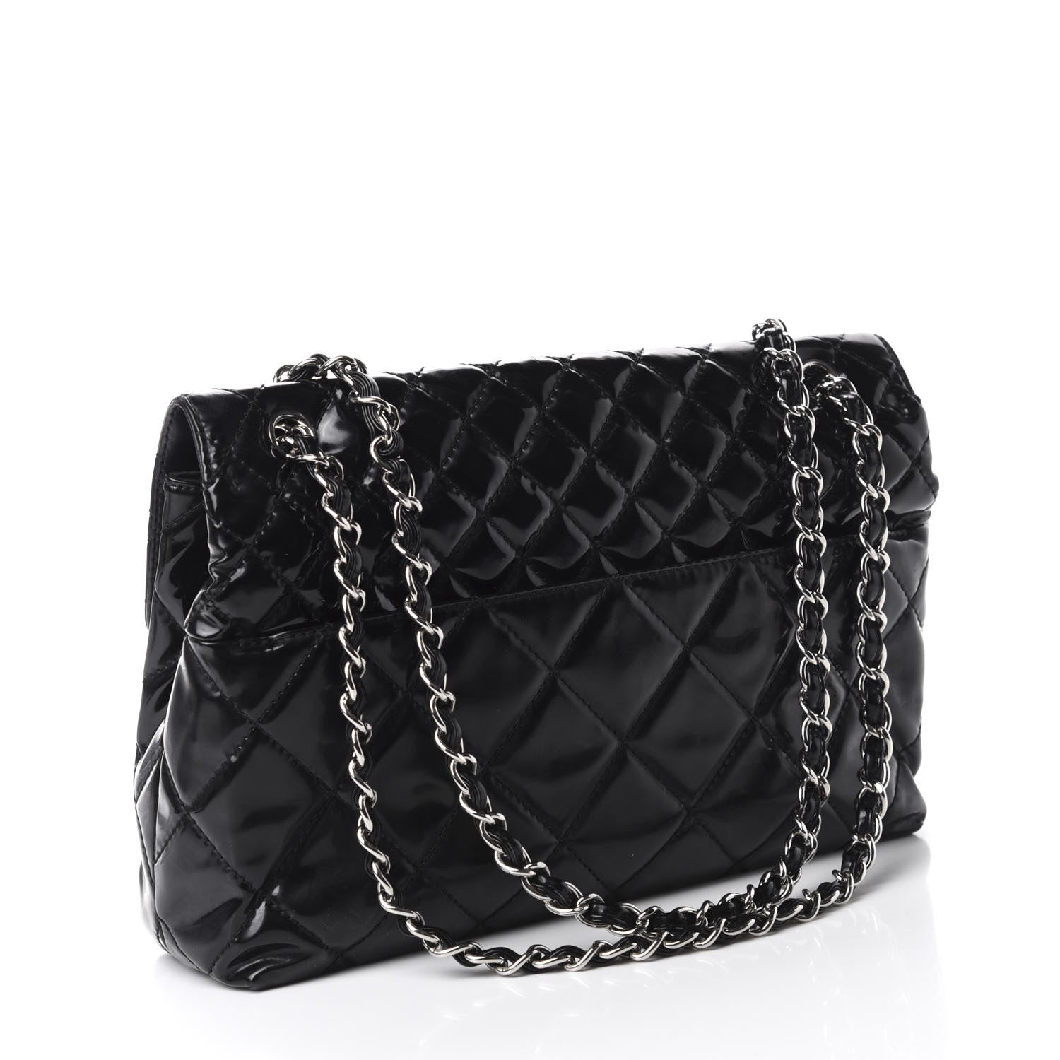 Chanel Vinyl Quilted In the Business Flap Bag Black 3 of 11