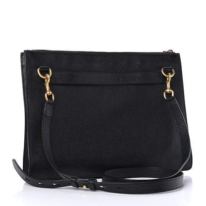 Gucci Calfskin Kingsnake Print Messenger Black 2 of 4