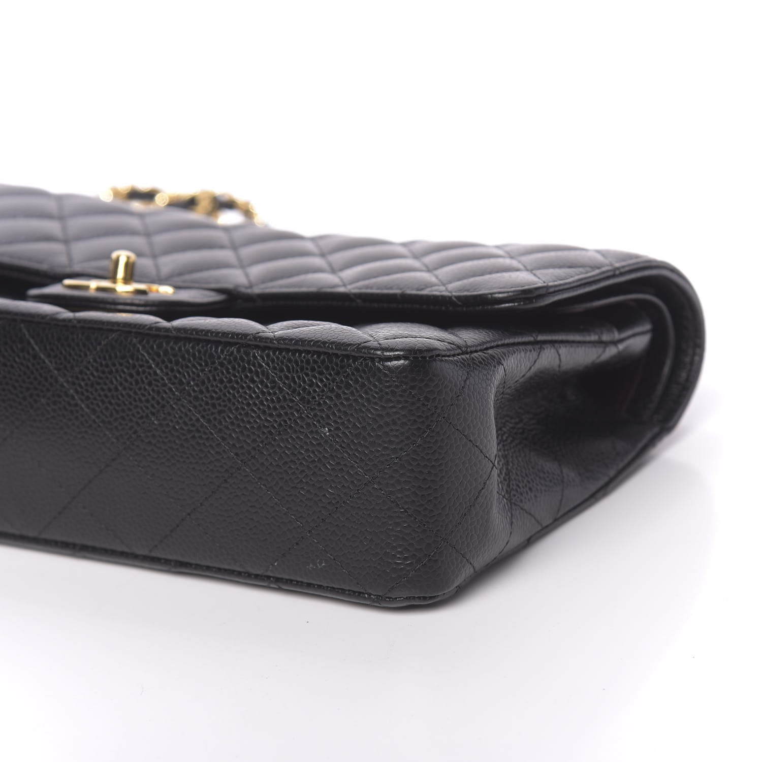 Chanel Caviar Quilted Medium Double Flap Black 6 of 21