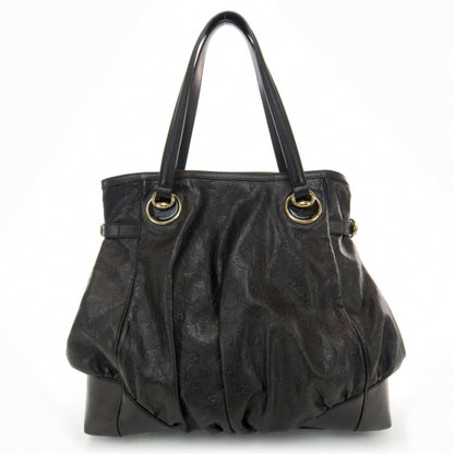 Gucci Guccissima Full Moon Tote Black 1 of 17