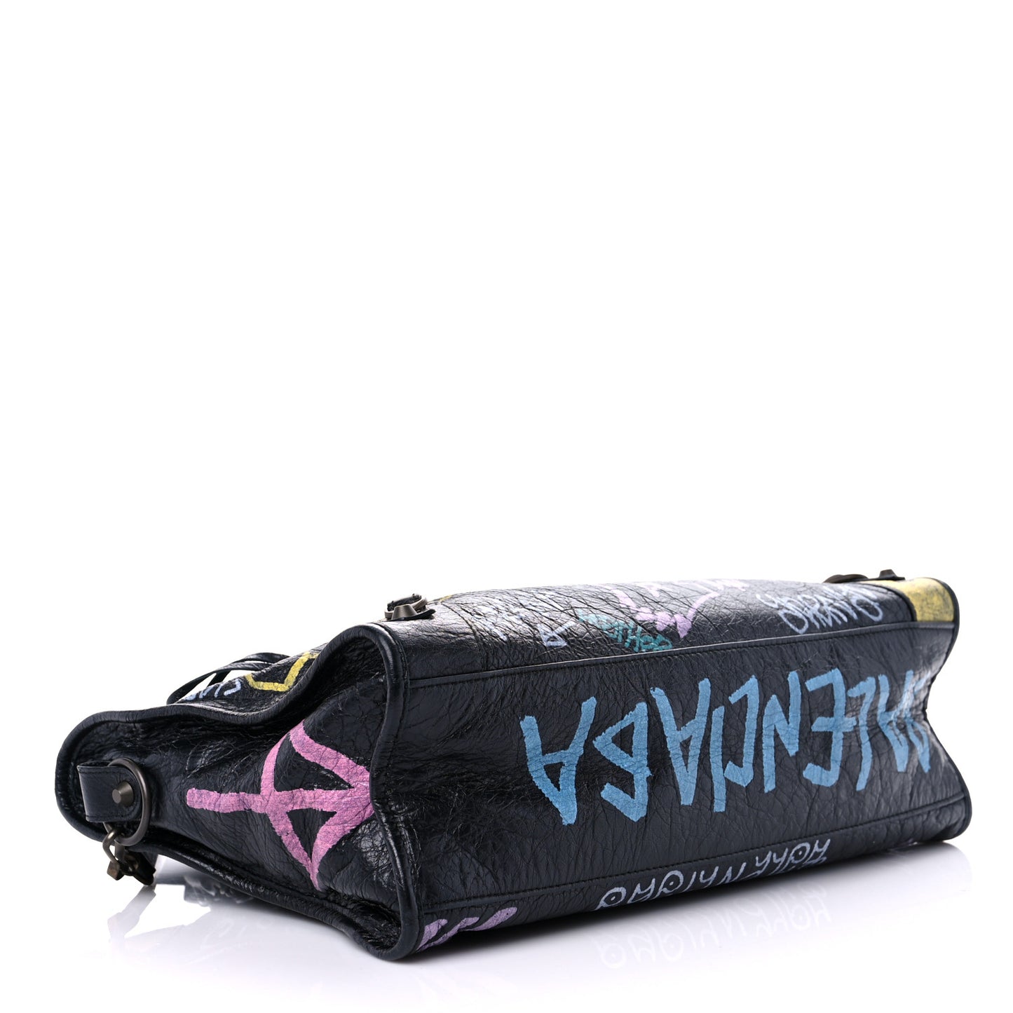 Agneau Graffiti All Over Classic Hardware City Black Multicolor