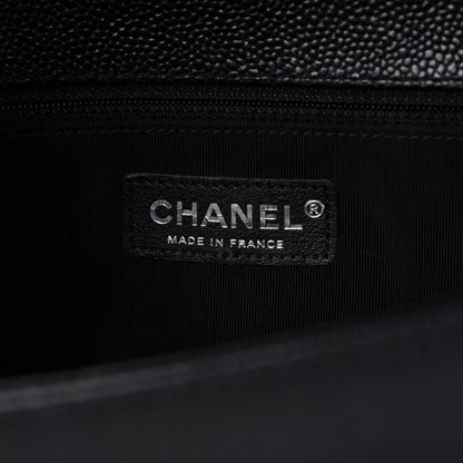 Chanel Caviar Quilted New Medium Boy Flap Black 8 of 10