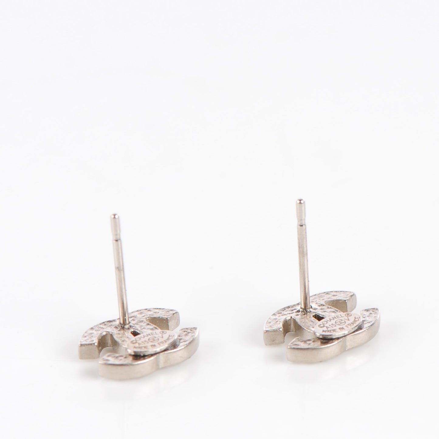 Crystal Timeless CC Earrings Silver