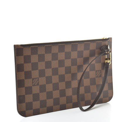 Louis Vuitton Damier Ebene Neverfull MM GM Pochette 3 of 8