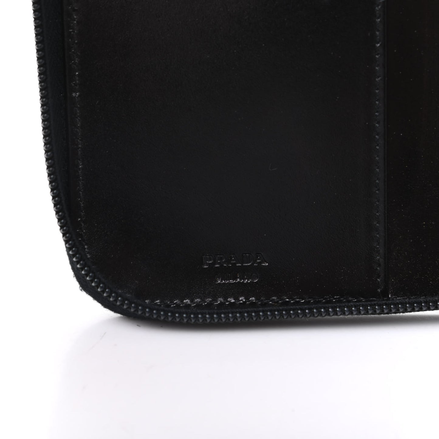 Spazzolato Zip Around Agenda Holder Black