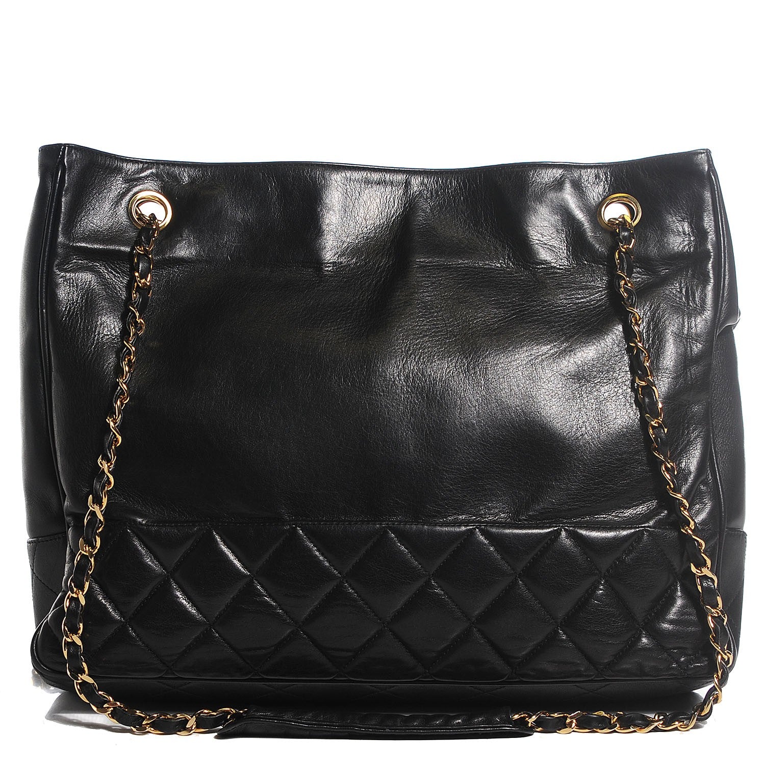 Chanel Lambskin Shoulder Bag Black 1 of 8