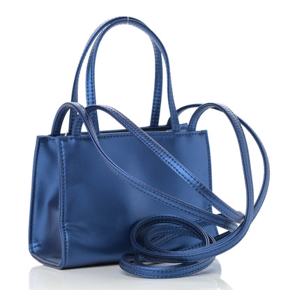 Telfar Vegan Leather Small Shopping Bag Cobalt 3 of 11