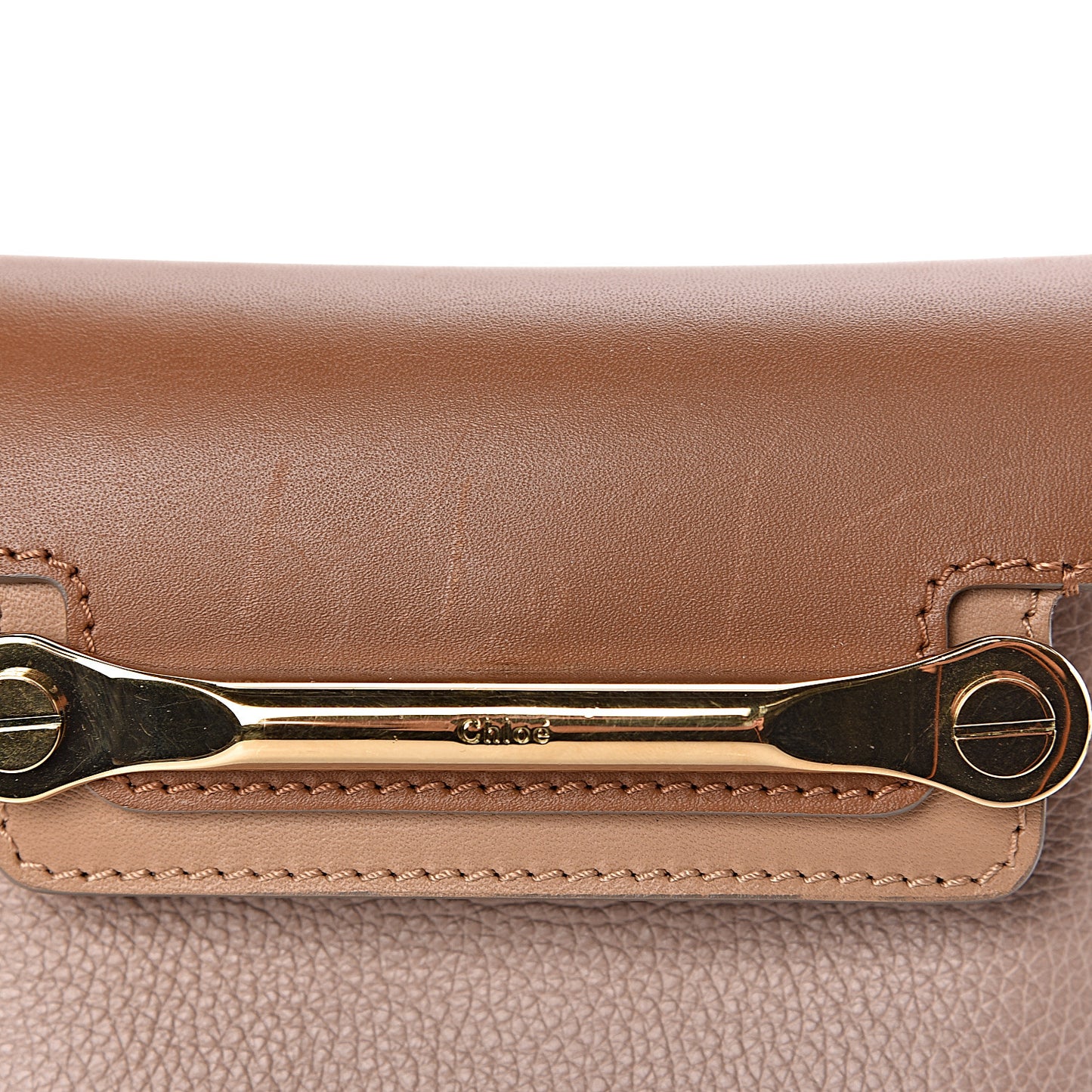 Calfskin Mini Clare Shoulder Bag Rope Beige