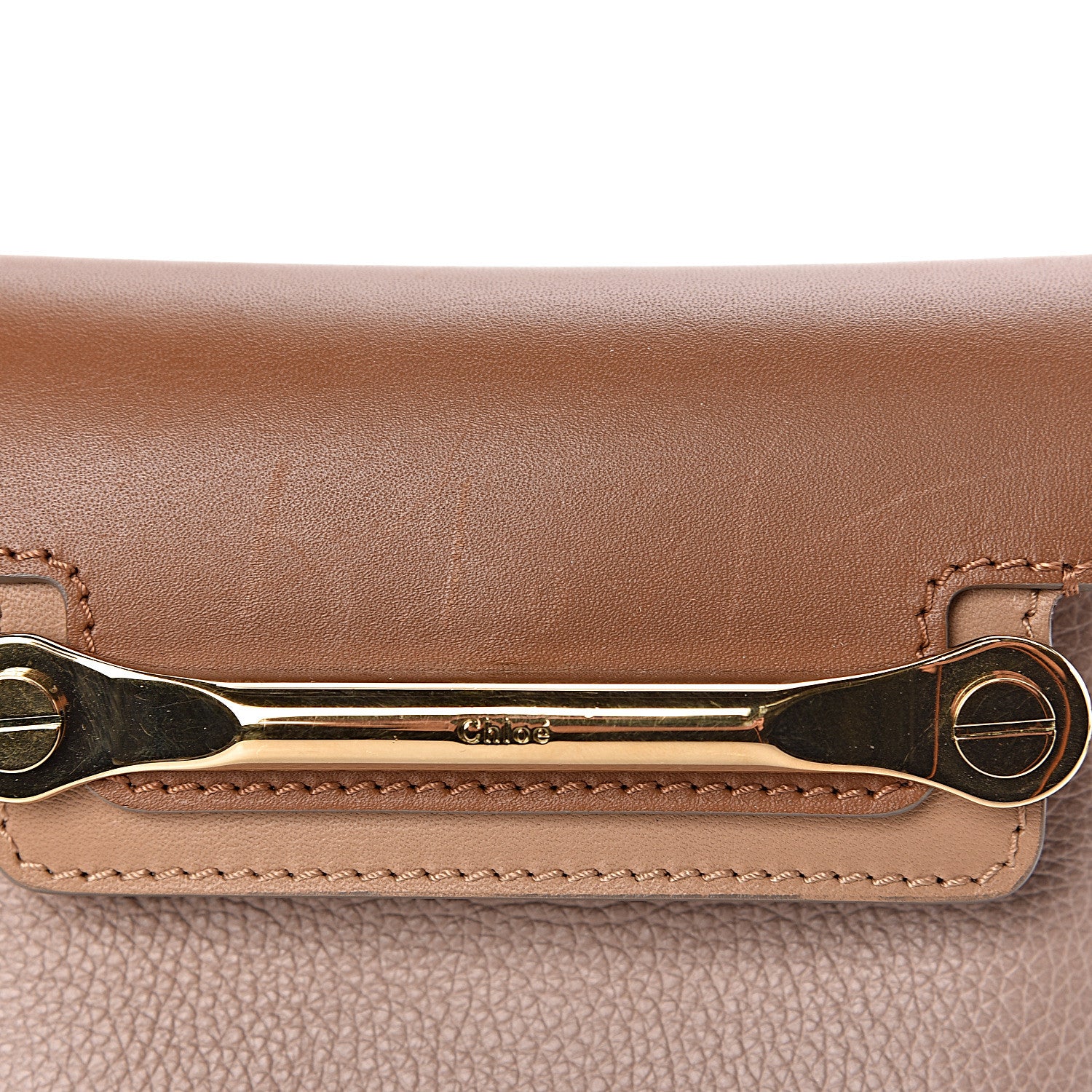 Chloe Calfskin Mini Clare Shoulder Bag Rope Beige 9 of 11