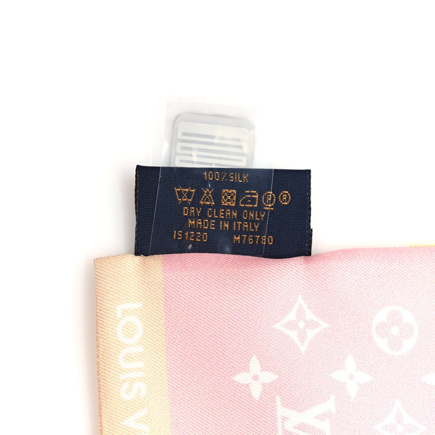 Silk Monogram Gradient By The Pool Bandeau Pink