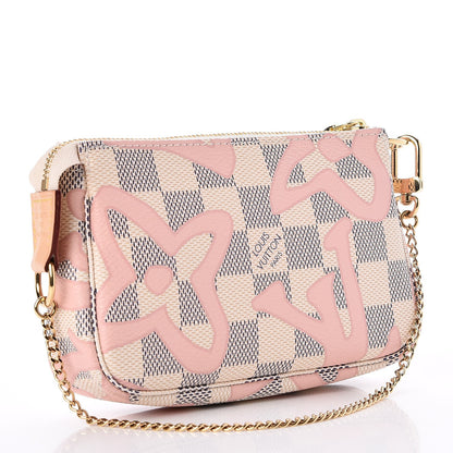 Louis Vuitton Damier Azur Tahitienne Mini Pochette Accessories 3 of 7