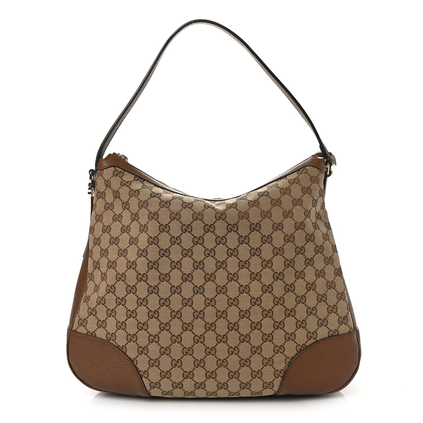 Soft GG Monogram Large Margaux Hobo Brown