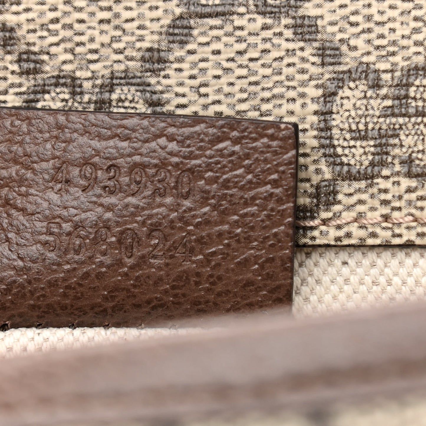 GG Supreme Monogram Neo Vintage Web Belt Bag Brown
