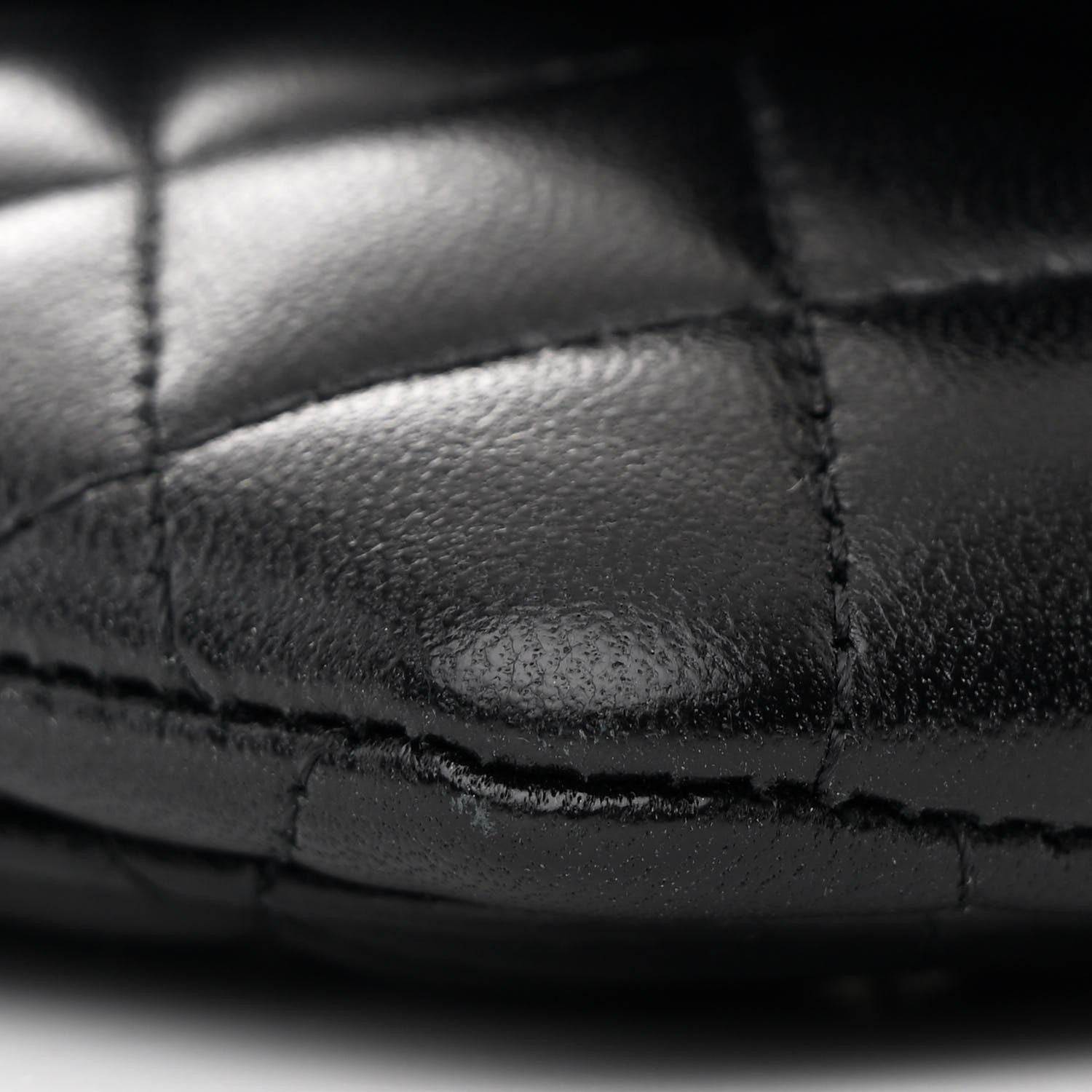 Chanel Lambskin Quilted Glasses Case With Chain Black 11 of 13