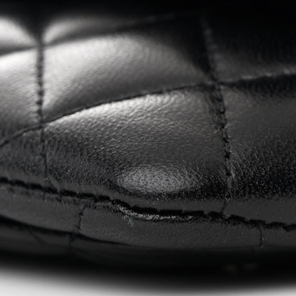 Chanel Lambskin Quilted Glasses Case With Chain Black 11 of 13