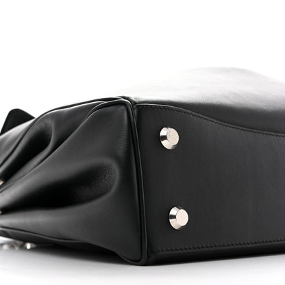 Balenciaga Natural Smooth Calfskin Medium Rodeo Top Handle Handbag Black 9 of 10