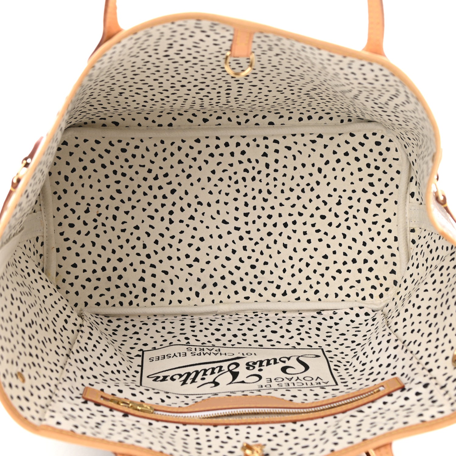 Louis Vuitton Monogram Kusama Waves Neverfull MM White 5 of 8