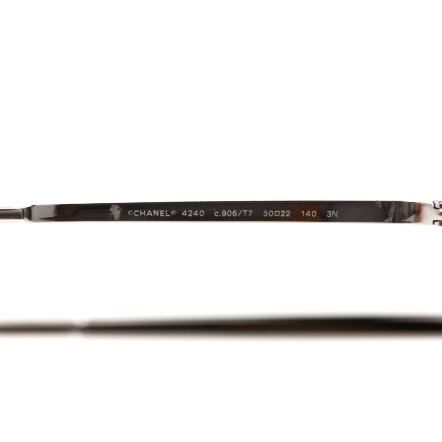 Chanel Mirror Square Sunglasses 4240 Grey 5 of 10
