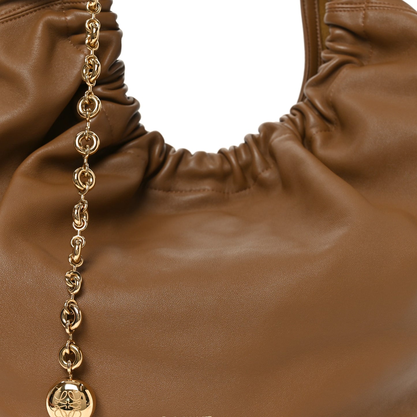 Mellow Nappa Medium Squeeze Bag Oak