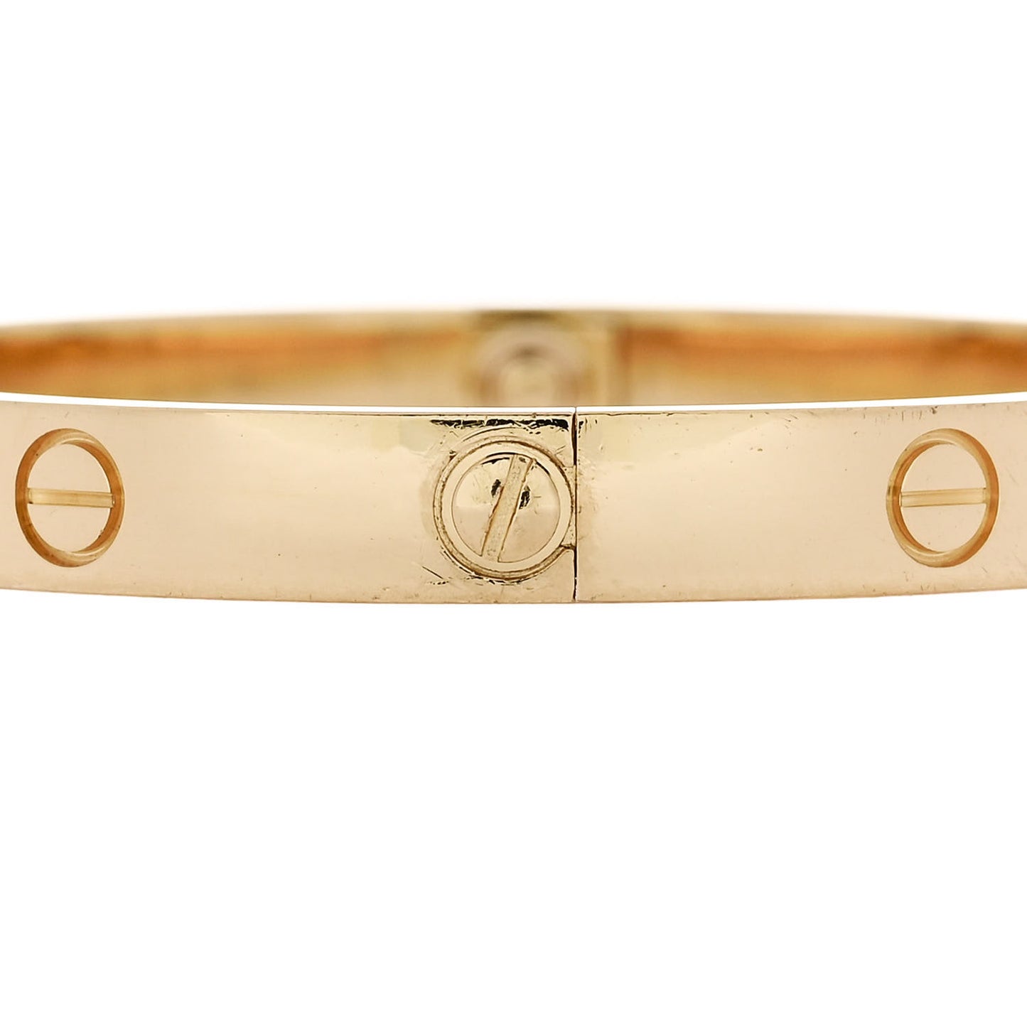 18K Yellow Gold LOVE Bracelet 17
