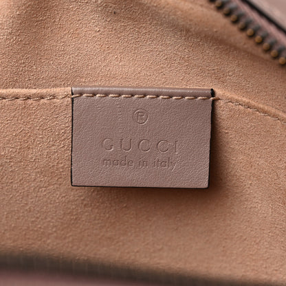 Gucci Calfskin Matelasse Small GG Marmont Chain Shoulder Bag Porcelain Rose 6 of 12