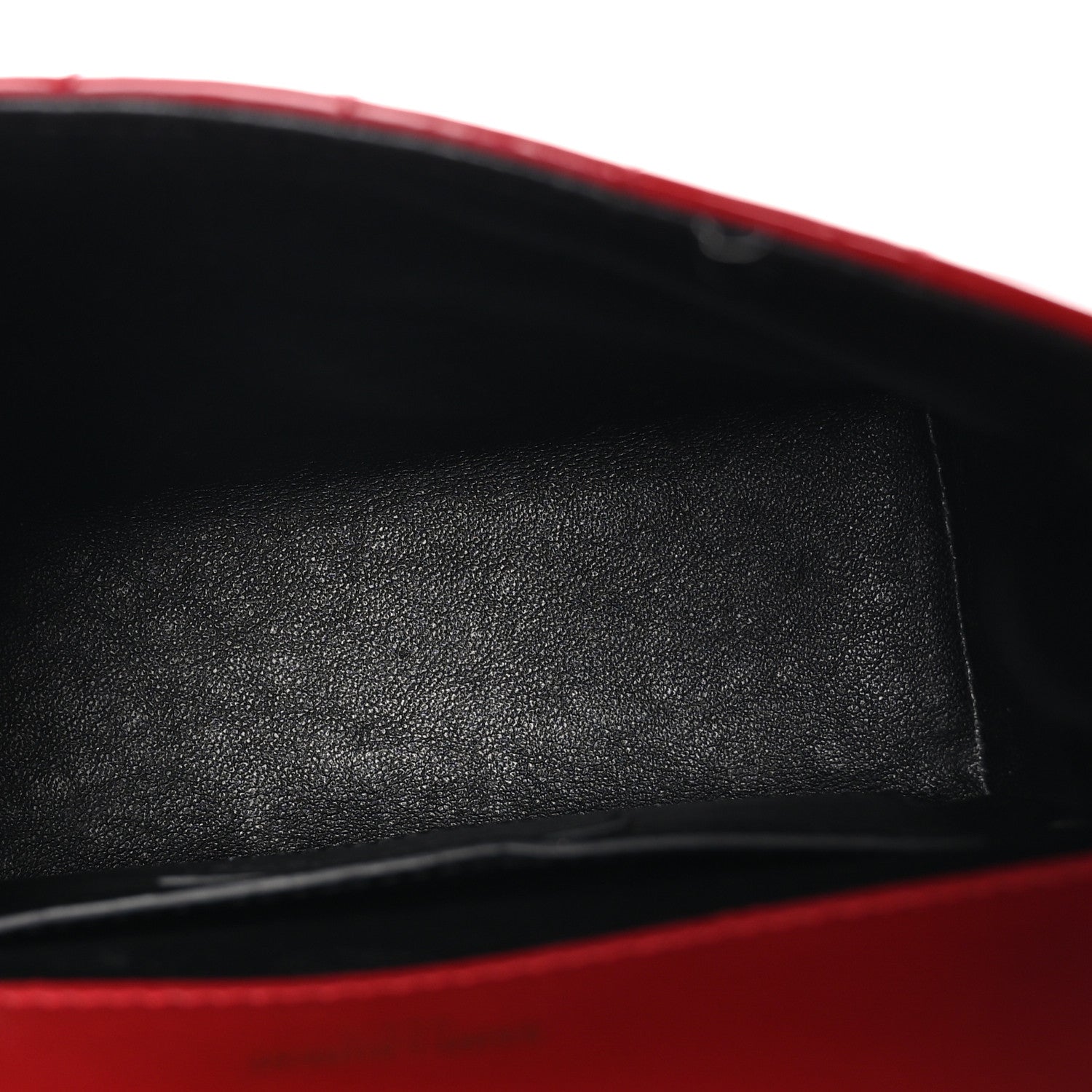 Saint Laurent SAINT LAURENT Patent Matelasse Monogram Small Vicky Chain Bag Red 5 of 9