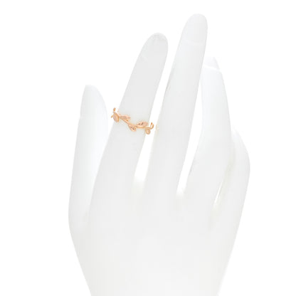 Tiffany 18K Rose Gold Narrow Paloma Picasso Olive Leaf Band Ring 49 5 2 of 4