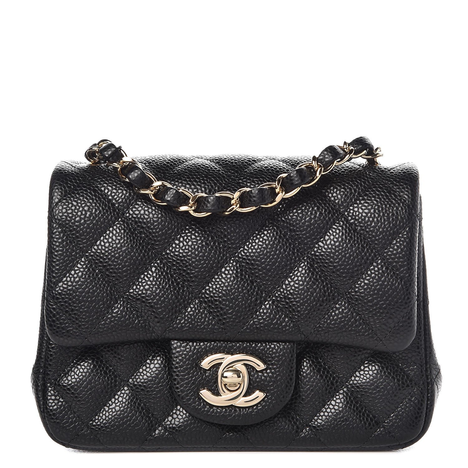 Chanel Caviar Quilted Mini Square Flap Black 1 of 8