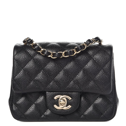 Chanel Caviar Quilted Mini Square Flap Black 1 of 8